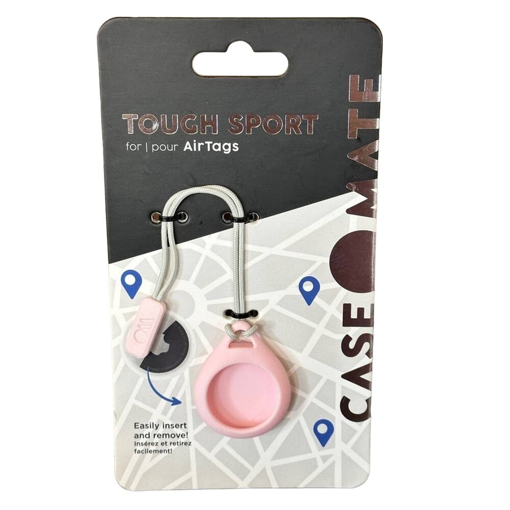 Case-Mate Tough Sport for Apple AirTags Pink New
